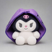 Kuromi Zip Plushie 2-in-1 soft plush storage pouch