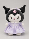 Kuromi Princess Plushie in lavender dress soft stuffed toy