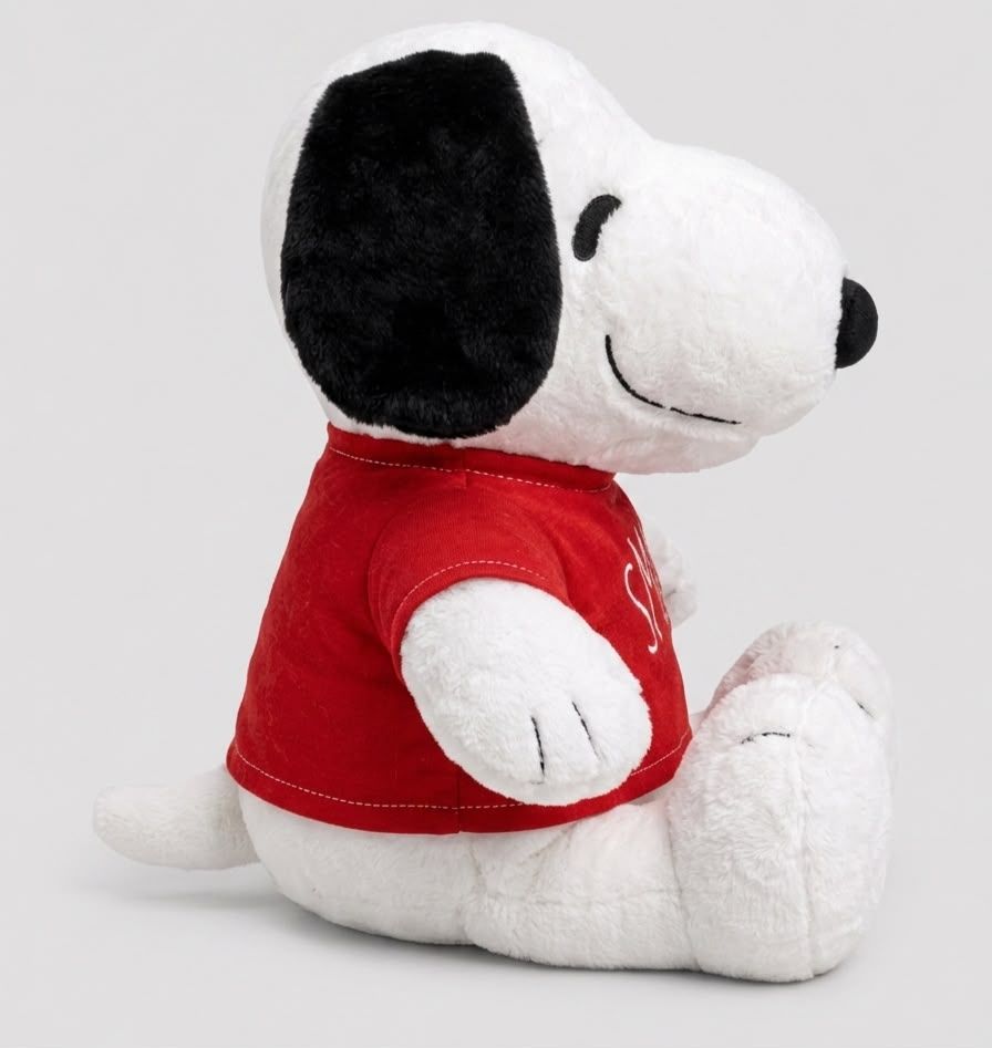 snoopy stuffed toy side video