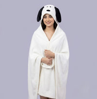 Snoopy Bathrobe – soft plush loungewear at Stuffeez.pk